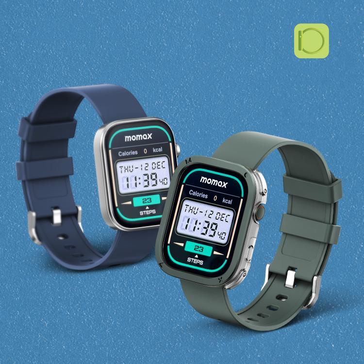 MOMAX SW3S 1,99 Zoll Bildschirm 3 ATM wasserdichte Smart-Sportuhr
