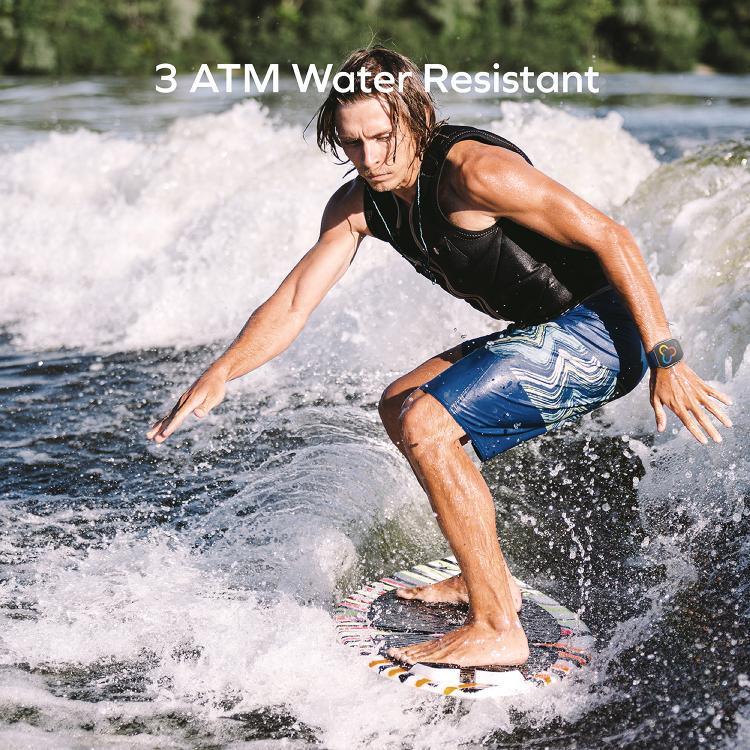 MOMAX SW3S 1,99 Zoll Bildschirm 3 ATM wasserdichte Smart-Sportuhr