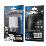 WK WP-U76 Kinkong 12W USB-Ladegerät, UK-Stecker, US-Stecker, EU-Stecker