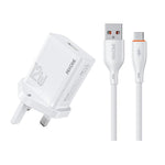 WK WP-U76 Kinkong 12W USB-Ladegerät-Set, UK-Stecker, US-Stecker, EU-Stecker