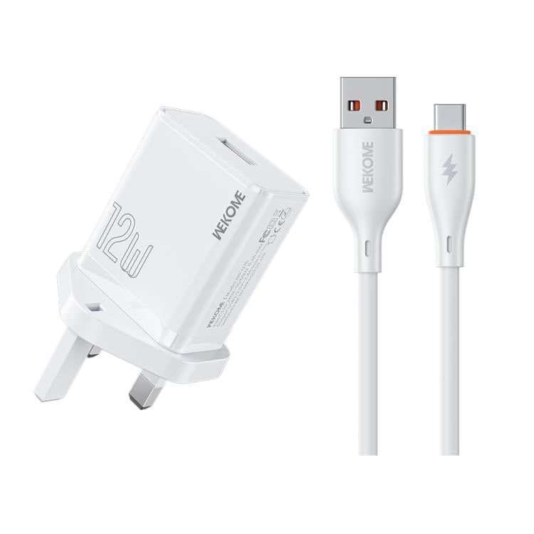WK WP-U76 Kinkong 12W USB-Ladegerät-Set, UK-Stecker, US-Stecker, EU-Stecker