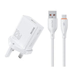 WK WP-U76 Kinkong 12W USB-Ladegerät-Set, UK-Stecker, US-Stecker, EU-Stecker