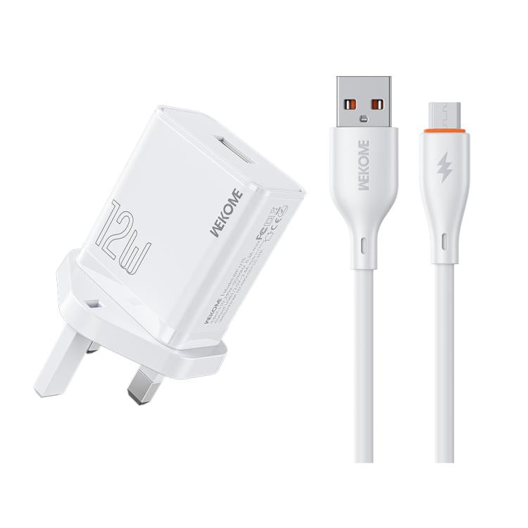 WK WP-U76 Kinkong 12W USB-Ladegerät-Set, UK-Stecker, US-Stecker, EU-Stecker