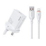 WK WP-U76 Kinkong 12W USB-Ladegerät-Set, UK-Stecker, US-Stecker, EU-Stecker