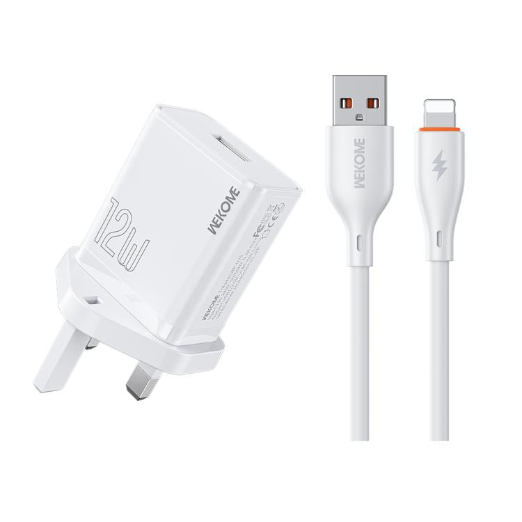 WK WP-U76 Kinkong 12W USB-Ladegerät-Set, UK-Stecker, US-Stecker, EU-Stecker