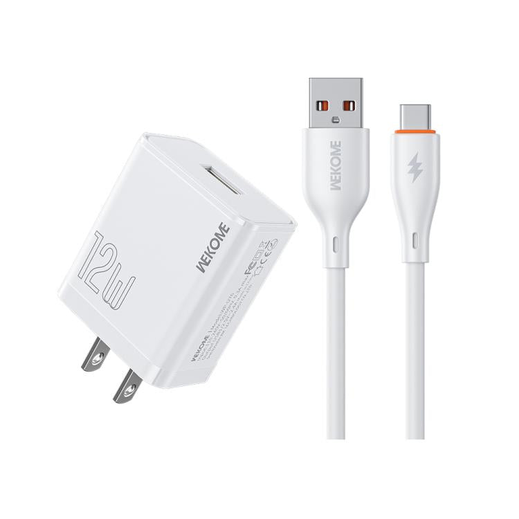 WK WP-U76 Kinkong 12W USB-Ladegerät-Set, UK-Stecker, US-Stecker, EU-Stecker