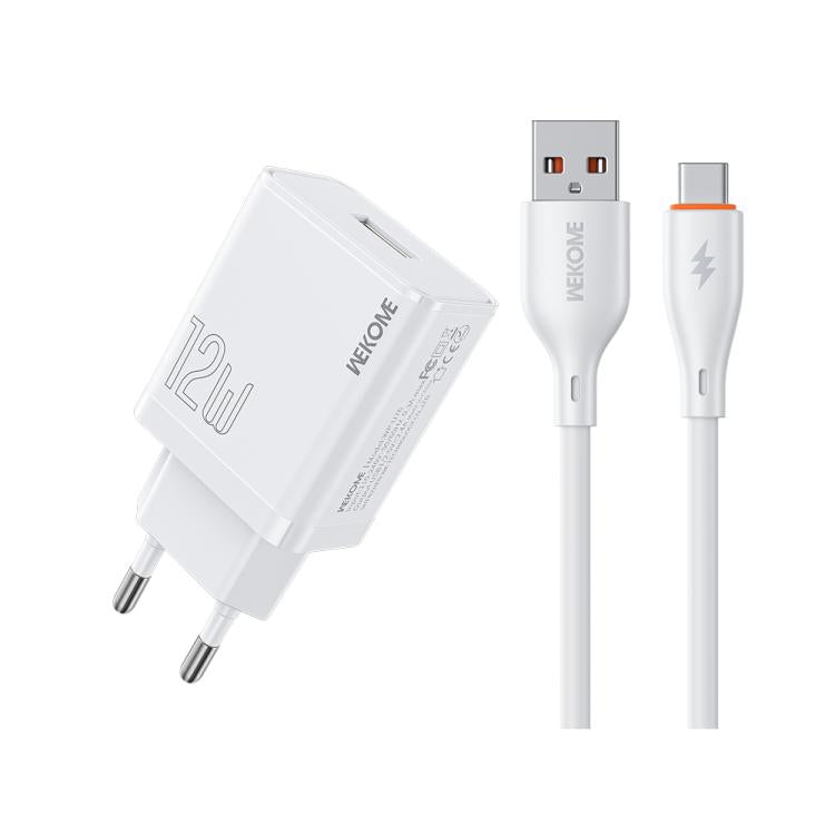 WK WP-U76 Kinkong 12W USB-Ladegerät-Set, UK-Stecker, US-Stecker, EU-Stecker