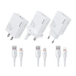 WK WP-U76 Kinkong 12W USB-Ladegerät-Set, UK-Stecker, US-Stecker, EU-Stecker