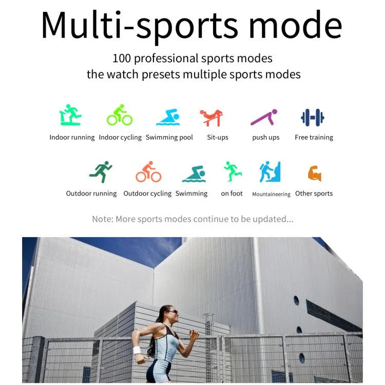 CY32 1,39 Zoll IPS-Bildschirm Sport-Smartwatch unterstützt Bluetooth-Anrufe / COFIT-App