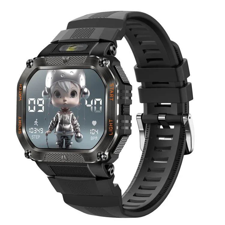 HT34 1,75 Zoll IPS-Bildschirm 3 ATM Outdoor-Sport BT Smartwatch