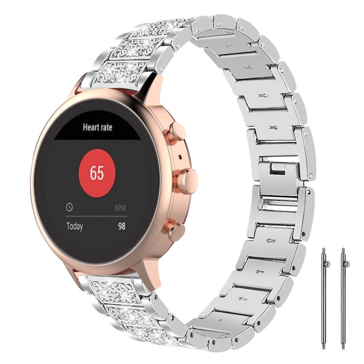 xDfind Diamond Jewelry Steel Watch Band, 22mm For Amazfit GTR 4/3/3 Pro/Bip6/Bip5, 20mm For Amazfit Bip U / Lite / Bip 3 Pro, 20mm For Amazfit GTS4 mini/GTS3/2/2E/GT2 mini, 18mm For Huawei GT5/GT4 41mm / OPPO Watch X2 Mini, 14mm For Garmin Lily 2      ...