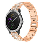 xDfind Diamond Jewelry Steel Watch Band, 20mm For COROS APEX 2 42mm / PACE 2, 20mm For Ticwatch GTH / E3 / E / 2, 22mm For Ticwatch Pro X / Pro3 / Pro / GTX / E2, 20mm For Xiaomi Haylou RS4 Plus LS11, 22mm For Xiaomi Watch S3/2 Pro/S2/S1               ...