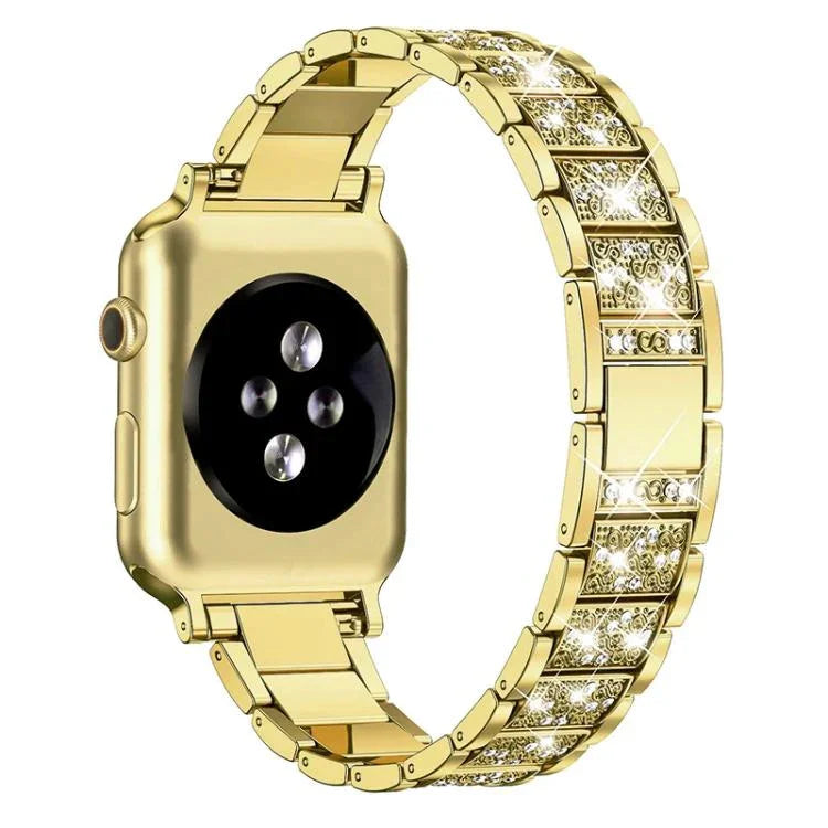 xDfind Diamantschmuck Edelstahl-Uhrenarmband, für Apple Watch 42 / 44 / 45 / 46 / 49 mm, für Apple Watch 38 / 40 / 41 / S10 42 mm