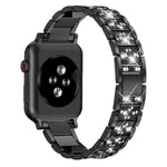xDfind Diamantschmuck Edelstahl-Uhrenarmband, für Apple Watch 42 / 44 / 45 / 46 / 49 mm, für Apple Watch 38 / 40 / 41 / S10 42 mm