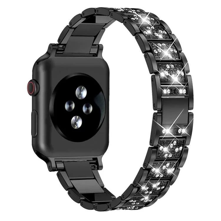 xDfind Diamantschmuck Edelstahl-Uhrenarmband, für Apple Watch 42 / 44 / 45 / 46 / 49 mm, für Apple Watch 38 / 40 / 41 / S10 42 mm