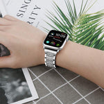 xDfind Diamantschmuck Edelstahl-Uhrenarmband, für Apple Watch 42 / 44 / 45 / 46 / 49 mm, für Apple Watch 38 / 40 / 41 / S10 42 mm
