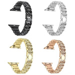 xDfind Diamantschmuck Edelstahl-Uhrenarmband, für Apple Watch 42 / 44 / 45 / 46 / 49 mm, für Apple Watch 38 / 40 / 41 / S10 42 mm
