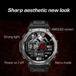 KT85 1,43-Zoll-Bildschirm 5 ATM Outdoor-Sport-Smartwatch mit starker Taschenlampe