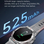 KT85 1,43-Zoll-Bildschirm 5 ATM Outdoor-Sport-Smartwatch mit starker Taschenlampe