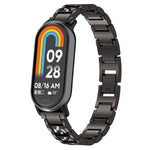 xDfind Diamond Jewelry Stainless Steel Watch Band, For Xiaomi Band 10 Pro / 9 Pro / Redmi Watch 6, For Xiaomi Smart Band 10 / 9 / 8 / NFC 14mm, For Redmi Watch 3 Active / Lite 20mm, For Redmi Watch 3 20mm