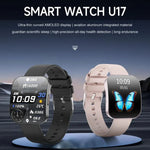 U17 1,85 Zoll ultradünnes Curved-Display IP68 Sport-Smartwatch