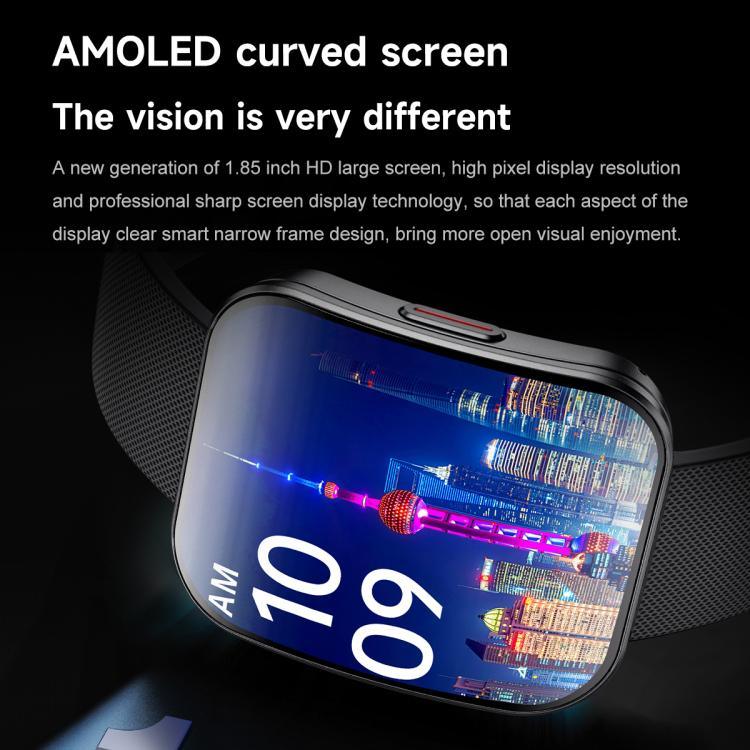 U17 1,85 Zoll ultradünnes Curved-Display IP68 Sport-Smartwatch