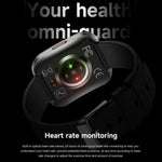 U17 1,85 Zoll ultradünnes Curved-Display IP68 Sport-Smartwatch
