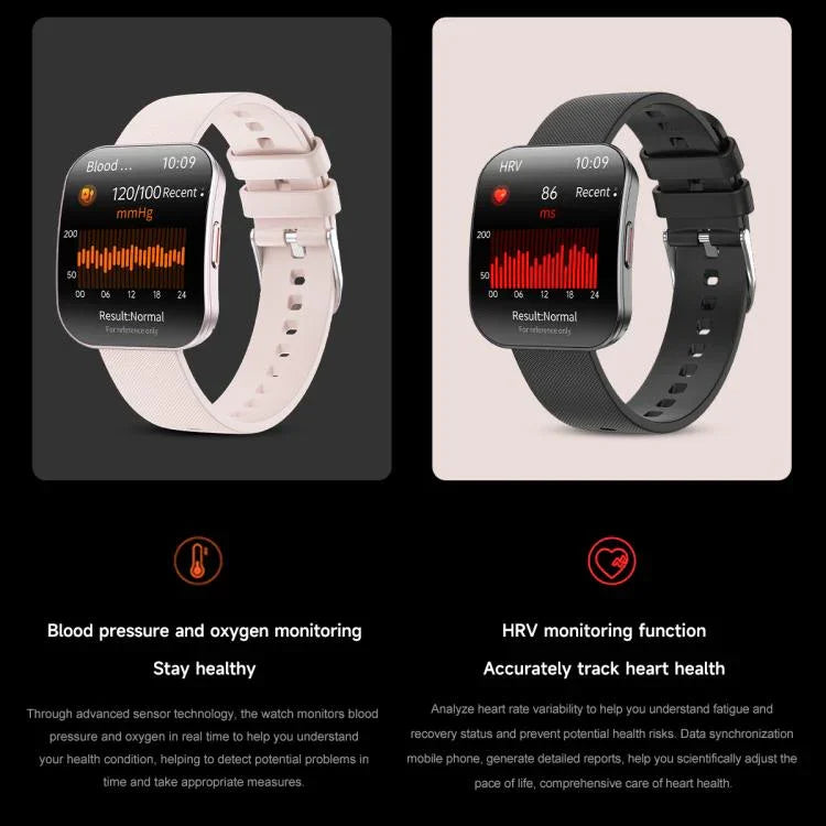 U17 1,85 Zoll ultradünnes Curved-Display IP68 Sport-Smartwatch