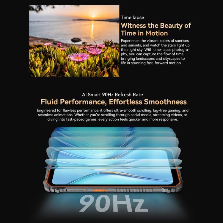 Blackview Oscal Marine 1, 6,56 Zoll, Android 15, Unisoc UMS9230E T615 Octa-Core-Prozessor, Netzwerk: 4G, OTG, NFC, 4 GB + 128 GB
