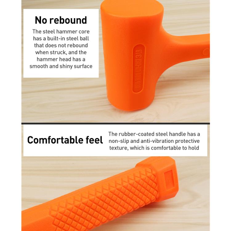 Multifunctional Non-elastic Rubber Installation Hammer, 0.5LB, 1.5LB, 1LB, 2.5LB, 2LB, 3LB, 4LB