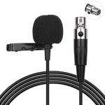 Metall Ansteckmikrofon, Kabellänge: 1,5 m, 3-Pin XLR Stecker, 4-Pin XLR Stecker