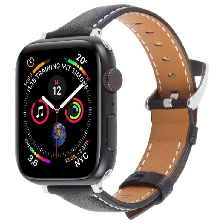 Uhrenarmband aus Seidenmikrofaserleder, für Apple Watch 46 mm / 49 mm / 45 mm / 44 mm, für Apple Watch 42 mm / 41 mm / 40 mm / 38 mm
