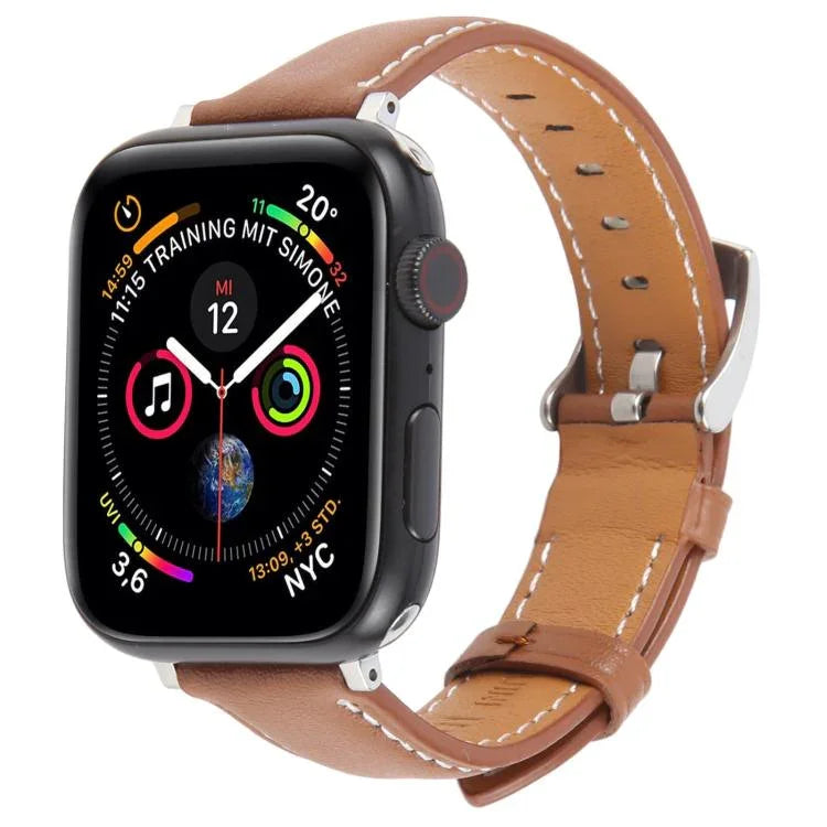 Uhrenarmband aus Seidenmikrofaserleder, für Apple Watch 46 mm / 49 mm / 45 mm / 44 mm, für Apple Watch 42 mm / 41 mm / 40 mm / 38 mm