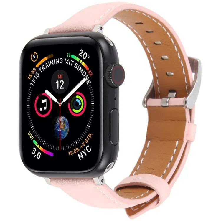 Uhrenarmband aus Seidenmikrofaserleder, für Apple Watch 46 mm / 49 mm / 45 mm / 44 mm, für Apple Watch 42 mm / 41 mm / 40 mm / 38 mm