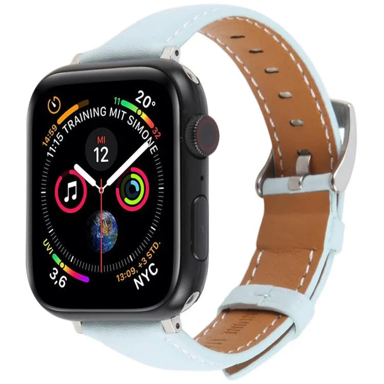 Uhrenarmband aus Seidenmikrofaserleder, für Apple Watch 46 mm / 49 mm / 45 mm / 44 mm, für Apple Watch 42 mm / 41 mm / 40 mm / 38 mm