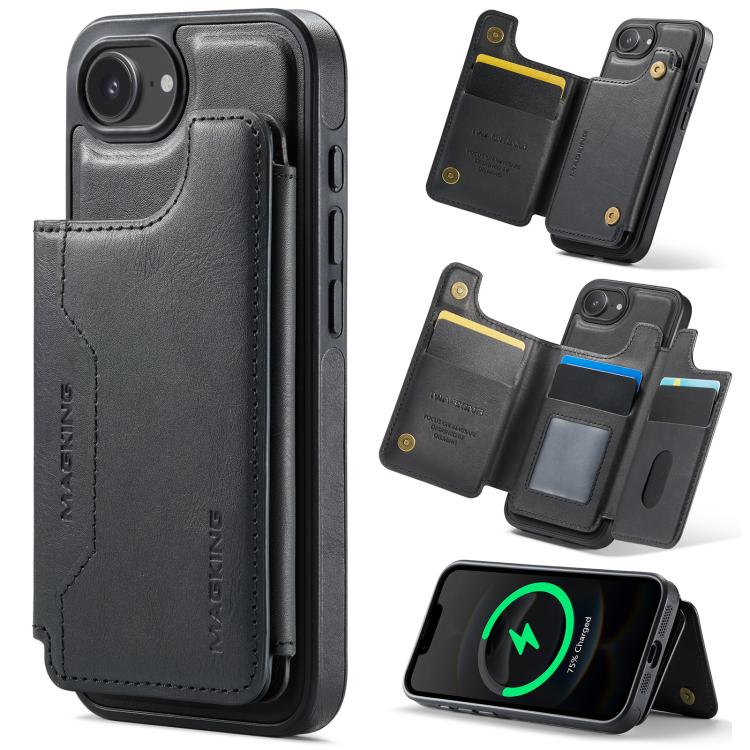 MAGKING K3 Serie MagSafe RFID-Kartenetui abnehmbare Handyhülle, für iPhone 17e / 16e, für iPhone 17, für iPhone 16 Pro Max, für iPhone 16 Pro, für iPhone 16 Plus, für iPhone 16