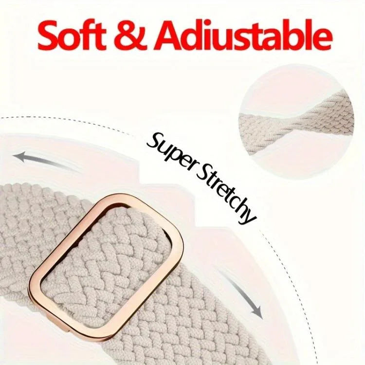 Ladder Buckle Loop Nylon Watch Band with Film Frosted PC Cover, For Apple Watch Series 44mm, For Apple Watch Series 40mm, For Apple Watch Series 10 / 11 46mm, For Apple Watch Series 10 / 11 42mm, For Apple Watch Series 45mm, For Apple Watch Series 41mm