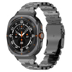 Schmetterlingssicherheitsschnalle Titanlegierung Uhrenarmband, Für Samsung Galaxy Watch Ultra 47mm / Ultra 2025