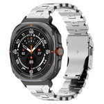 Schmetterlingssicherheitsschnalle Titanlegierung Uhrenarmband, Für Samsung Galaxy Watch Ultra 47mm / Ultra 2025