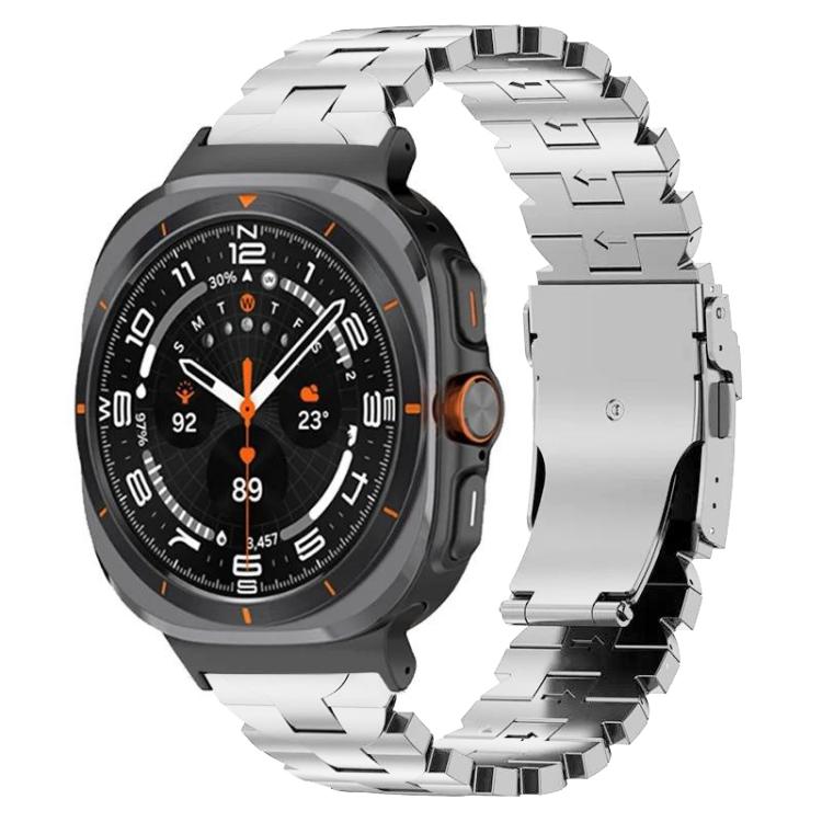 Schmetterlingssicherheitsschnalle Titanlegierung Uhrenarmband, Für Samsung Galaxy Watch Ultra 47mm / Ultra 2025