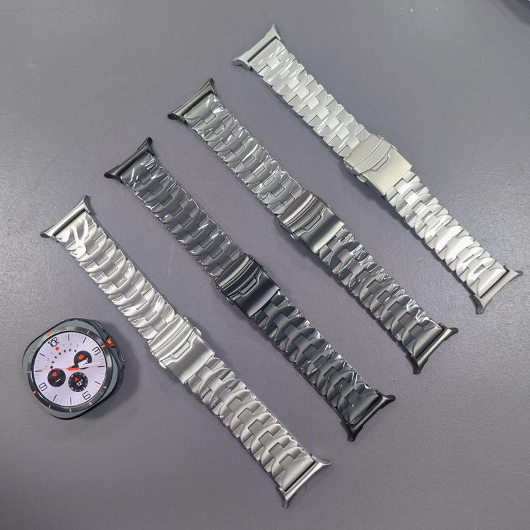 Schmetterlingssicherheitsschnalle Titanlegierung Uhrenarmband, Für Samsung Galaxy Watch Ultra 47mm / Ultra 2025