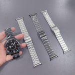 Schmetterlingssicherheitsschnalle Titanlegierung Uhrenarmband, Für Samsung Galaxy Watch Ultra 47mm / Ultra 2025