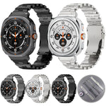 Schmetterlingssicherheitsschnalle Titanlegierung Uhrenarmband, Für Samsung Galaxy Watch Ultra 47mm / Ultra 2025
