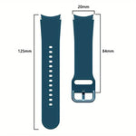 Silikonarmband mit TPU-Gehäuse, für Samsung Galaxy Watch 7 44mm, für Samsung Galaxy Watch 7 40mm, für Samsung Galaxy Watch 4 Classic 46mm, für Samsung Galaxy Watch 4 Classic 42mm