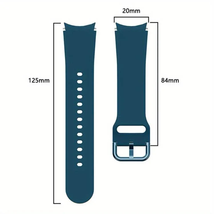 Silikonarmband mit TPU-Gehäuse, für Samsung Galaxy Watch 7 44mm, für Samsung Galaxy Watch 7 40mm, für Samsung Galaxy Watch 4 Classic 46mm, für Samsung Galaxy Watch 4 Classic 42mm