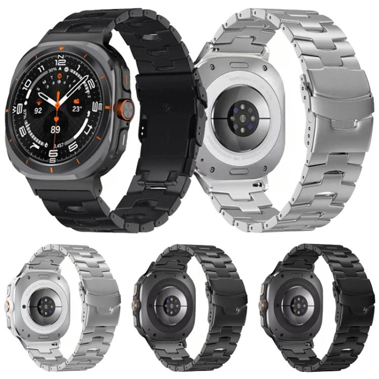 Sicherheitsverschluss Titanlegierung Uhrenarmband, Für Samsung Galaxy Watch Ultra 47mm / Ultra 2025