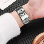 Sicherheitsverschluss Titanlegierung Uhrenarmband, Für Samsung Galaxy Watch Ultra 47mm / Ultra 2025