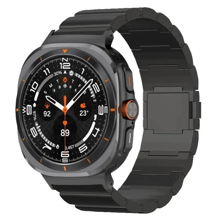 Ein-Perlen-Armband mit Magnetverschluss aus Titanlegierung, passend für Samsung Galaxy Watch Ultra / Ultra 2025 und Samsung Galaxy Watch8 / Watch8 Classic