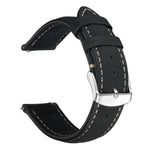 xDfind Retro Crazy Horse Texture Leather Watch Band, 24mm for Suunto 9 / 9 Baro / D5 / Core / 7, 14mm, 18mm, 20mm, 22mm