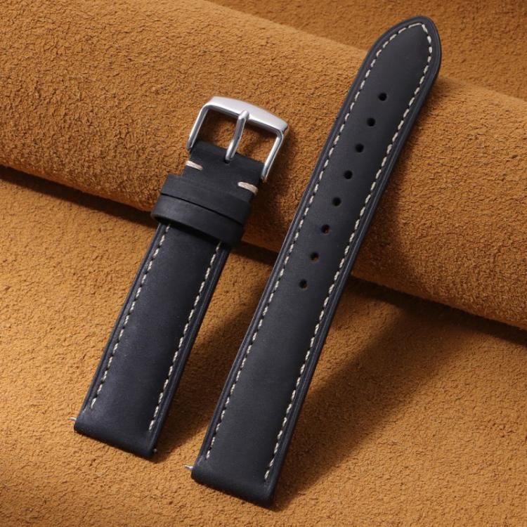 xDfind Retro Crazy Horse Texture Leather Watch Band, 24mm for Suunto 9 / 9 Baro / D5 / Core / 7, 14mm, 18mm, 20mm, 22mm